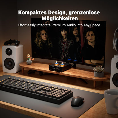 Fosi Audio BOX X2 Phono Röhrenvorverstärker für MM Plattenspieler