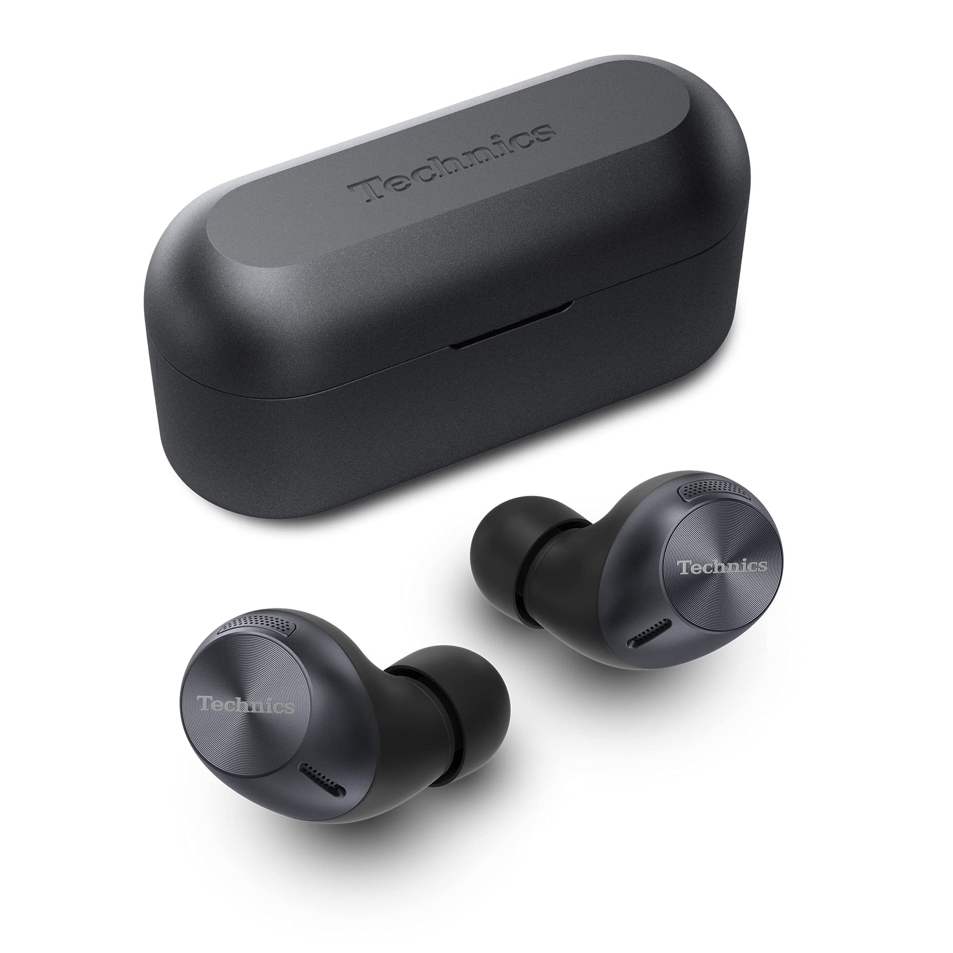 Technics EAH-AZ40E-K In-Ear Bluetooth Kopfhörer – Schwarz zum kabellosen Audio-Streaming und Telefonieren.