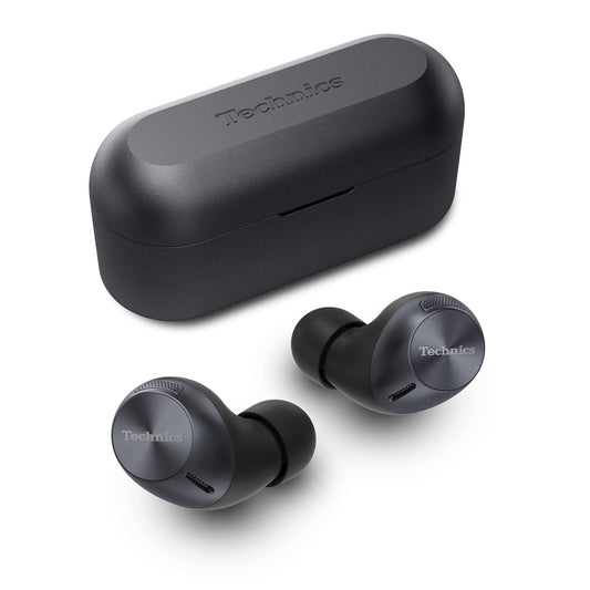 Technics EAH-AZ40E-K In-Ear Bluetooth Kopfhörer – Schwarz zum kabellosen Audio-Streaming und Telefonieren.