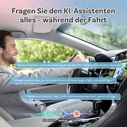 OTTOCAST Mini Slim 2-in-1 Wireless CarPlay & Android Auto Adapter