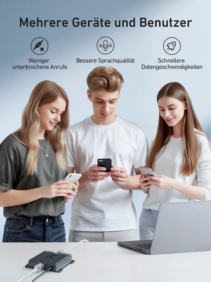 ANNTLENT 4G LTE Band 20/7 Empfangsverstärker - 800/2600 MHz