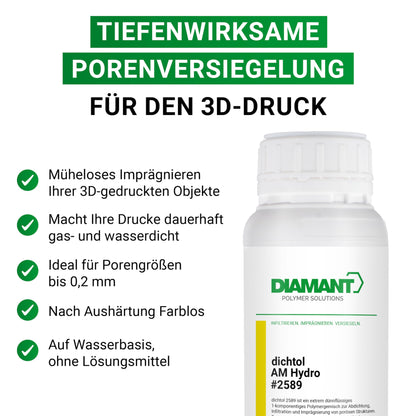 DIAMANT dichtol AM Hydro – Wasserbasierte 3D-Druck Versiegelung 1L
