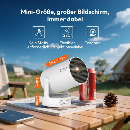 Gimbal 3s Mini Beamer 2025 - 4K Full HD Android 11 WiFi 6