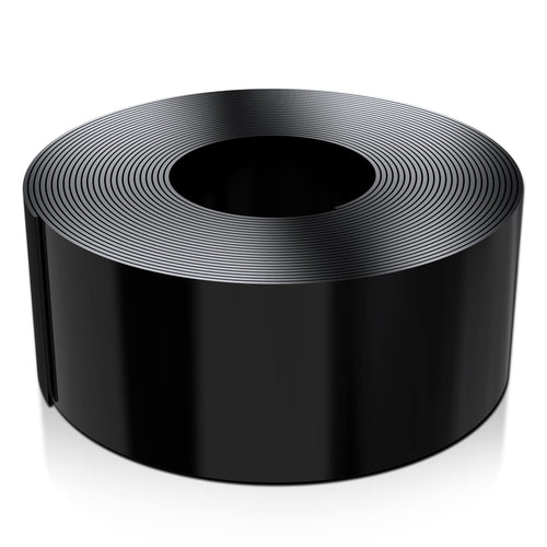 Forever Speed Rasenkante PE Beeteinfassung Schwarz 25 m x 10 cm als Rolle aus glattem Kunststoff