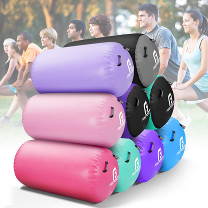 FBSPORT Air Roll Gymnastikrolle, aufblasbar, 100 x 60 cm