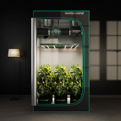 Mars Hydro 100mm Rohrventilator Set mit Filter, Regler, EC Motor