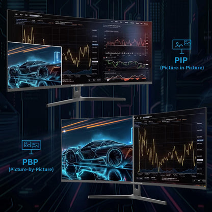 Minifire MFG34C5Q Gaming Monitor – 34" UWQHD 165Hz Curved