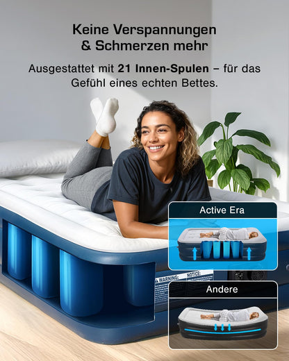 Active Era Premium Luftbett 1P – Selbstaufblasend mit Pumpe/Kissen