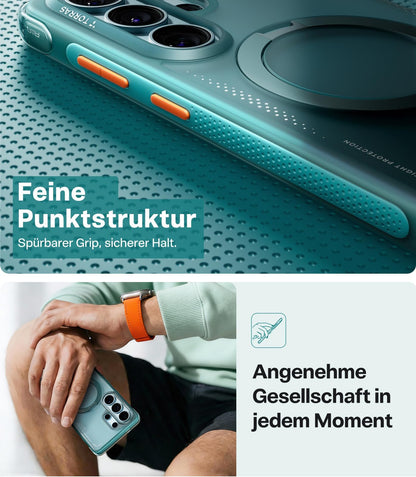 TORRAS Ostand Q3 Air Hülle Samsung Galaxy S26 Ultra, Gletscher Blau