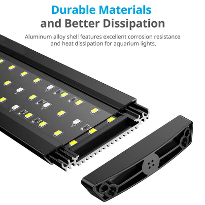 NICREW SlimLED Plants LED Aquarium Beleuchtung - Vollspektrum 90-110 cm