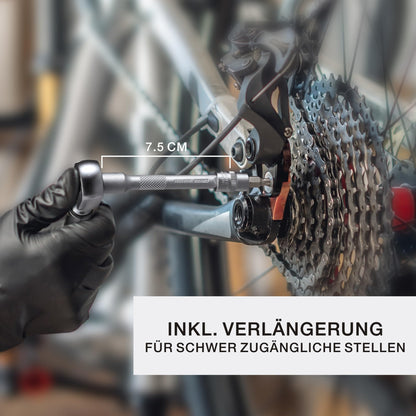 FLEXBERG Drehmomentschlüssel Fahrrad Set 2-20 Nm, 1/4 Zoll