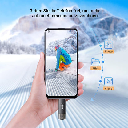 JOIOT U207 USB Stick 256 GB, USB-C und USB-A, USB 3.0
