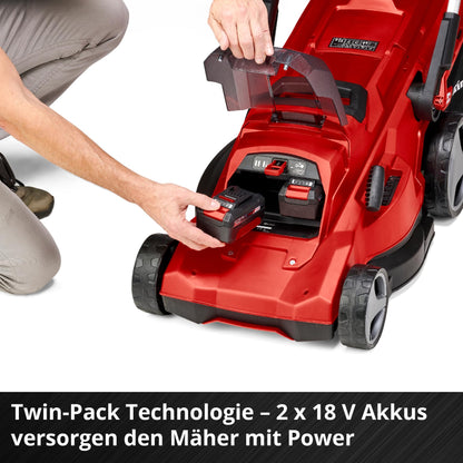 Einhell Professional Akku-Rasenmäher RASARRO 36/40 Kit