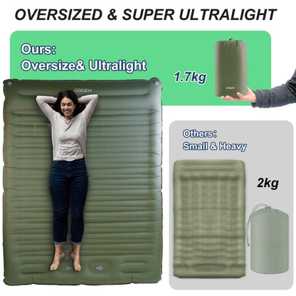 Origem Isomatte selbstaufblasend 2 Personen, 14 cm Luftmatratze