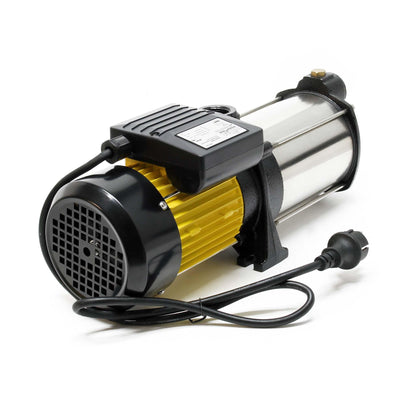 Wiltec Kreiselpumpe mehrstufig 900 W, 6600 l/h, Förderhöhe 55 m