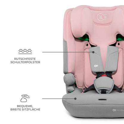 Kinderkraft I-COMFY Kindersitz i-Size 76–150 cm, Rosa