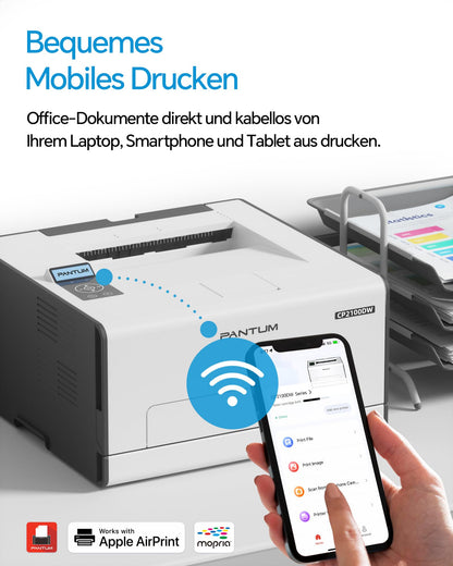 PANTUM CP2100DW Farblaserdrucker Duplex WLAN LAN USB