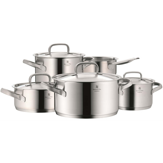 WMF Gourmet Plus Kochtopfset Induktion 5-teilig Edelstahl matt