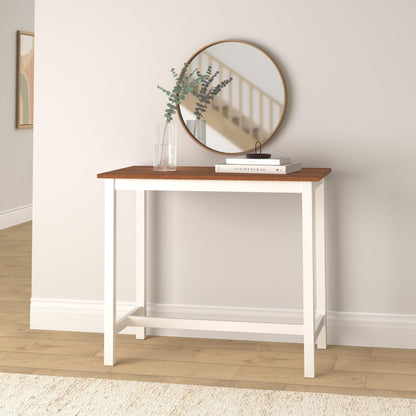 vidaXL Massivholz Bartisch Stehtisch – Robuster Bistrotisch