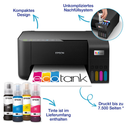 Epson EcoTank ET-2862 – A4 Multifunktions-WLAN-Tintentankdrucker
