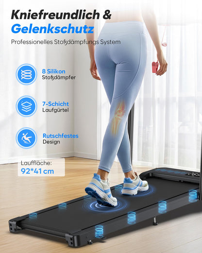Cardirun Laufband TM037 Klappbar mit Steigung und LED-Display