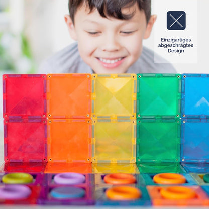 CONNETIX Magnetbausteine Regenbogen Minipackung, 24 Stück