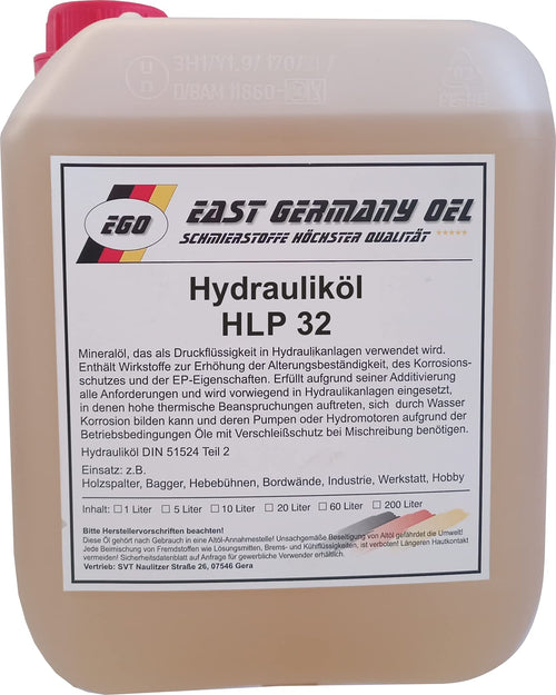 Qunclay Hydrauliköl HLP 32, 5 Liter Kanister, Maschinenöl auf Mineralölbasis