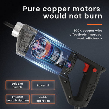 Anbull Innenrüttler 1300W – 1m Rüttelschlauch, 35mm Flasche