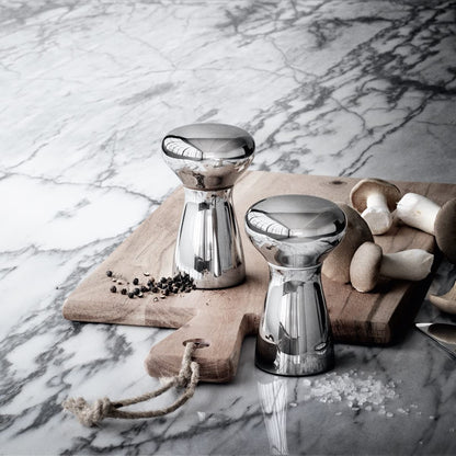 Georg Jensen GJ 224322 Bistro Salz Pfeffermühle Set Edelstahl