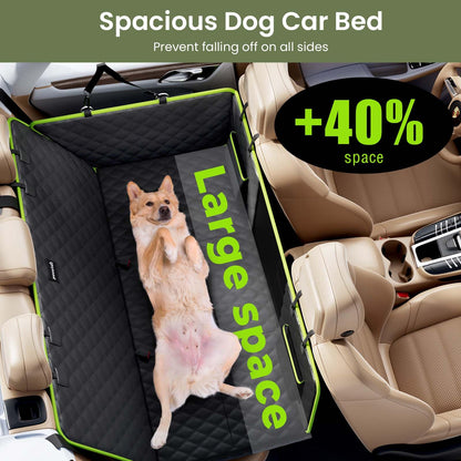 pecute Hundedecke Auto Harte Unterseite 133x62cm - 3-in-1