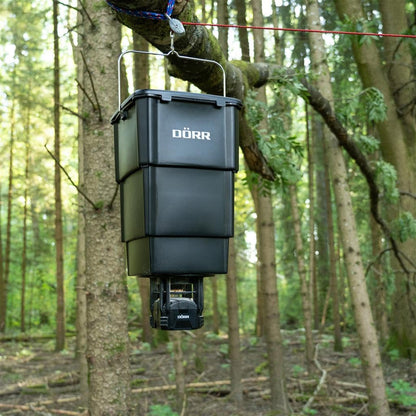 DÖRR Futterstreuer Compact für Wildtiere – 4 Fütterungszeiten