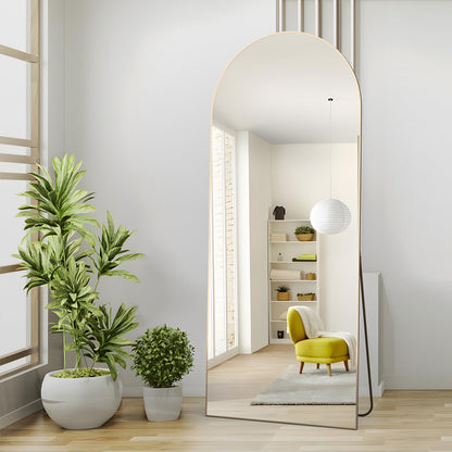 CASSILANDO Gewölbter Ganzkörperspiegel 165x60cm - Gold