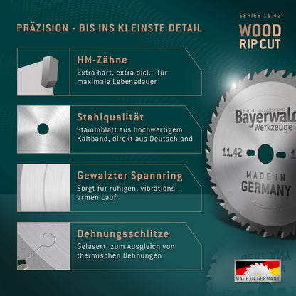 Bayerwald HM Kreissägeblatt Brennholz - Ø 700 mm Wechselzahn