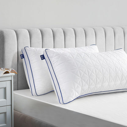 BedStory Kopfkissen 40x80 Mikrofaser 2er Set höhenverstellbar