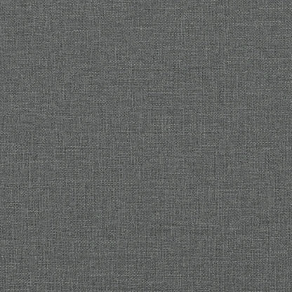 vidaXL Polsterbett Doppelbett 180x200cm - Dunkelgrau Stoff