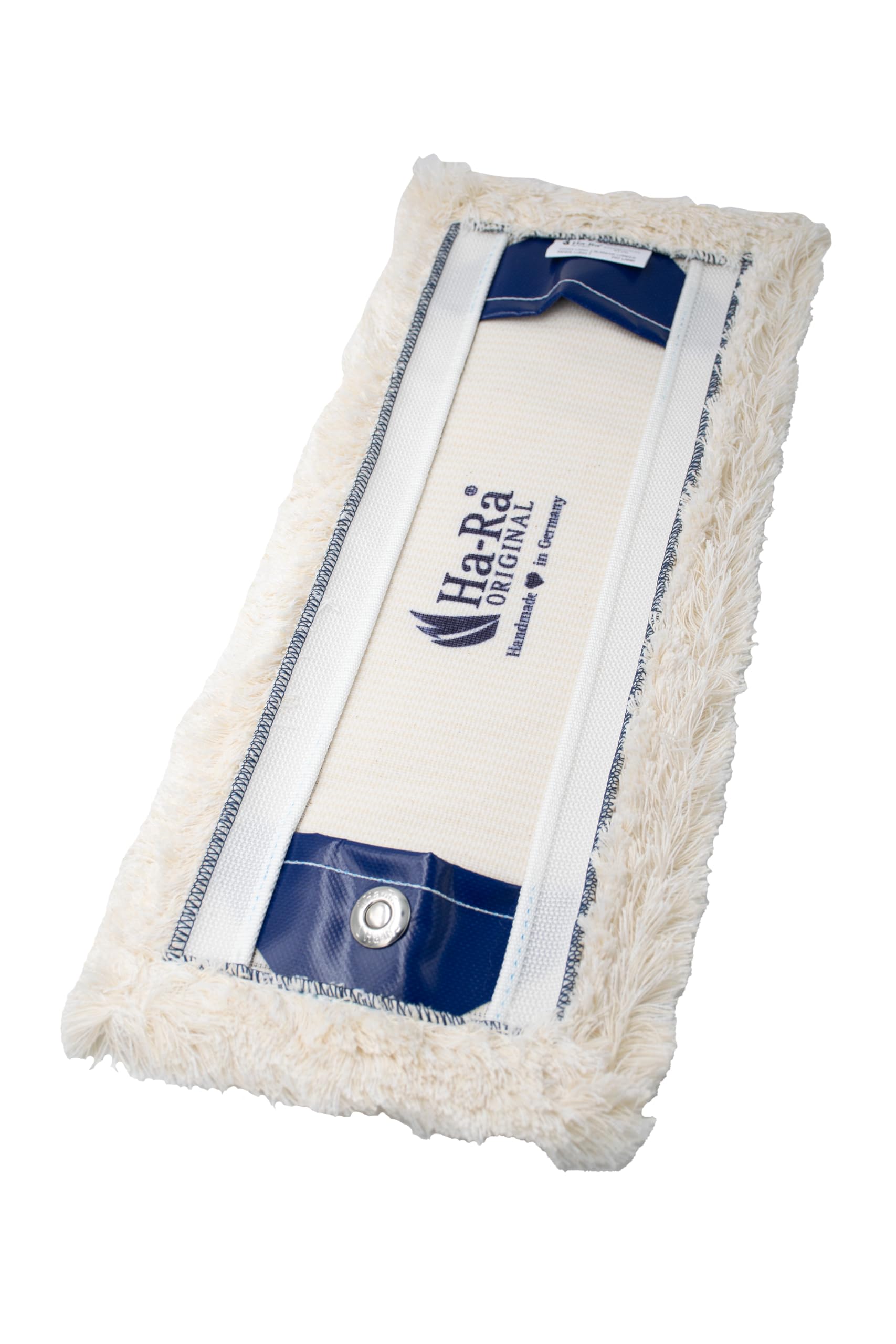 Ha-Ra Bodenwischtuch weiss lang 42 cm aus Baumwoll-Mischgewebe – Wischmopp-Bezug für Böden und Wände