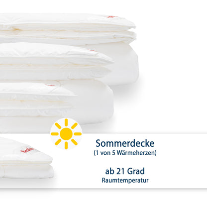 PARADIES Prima Light Bio Sommerbettdecke - 135x200 cm