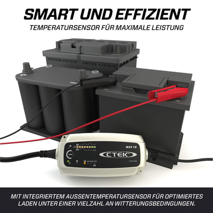 CTEK MXS 10 Batterieladegerät für grössere Fahrzeugbatterien