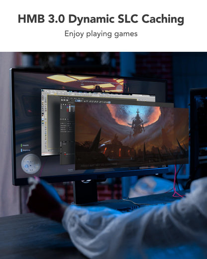 Lexar NM790 Interne SSD 2TB NVMe PCIe 4.0 mit Kühlkörper