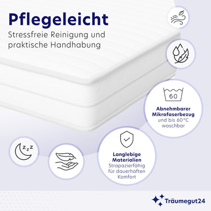 Träumegut24 AquaFlex 7-Zonen Kaltschaummatratze 160x200 H2/H3