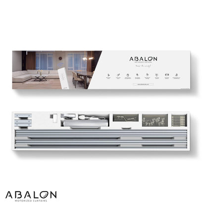 ABALON Motorisierte Vorhangschiene – Fernbedienung, Ohne WiFi, 1-8m