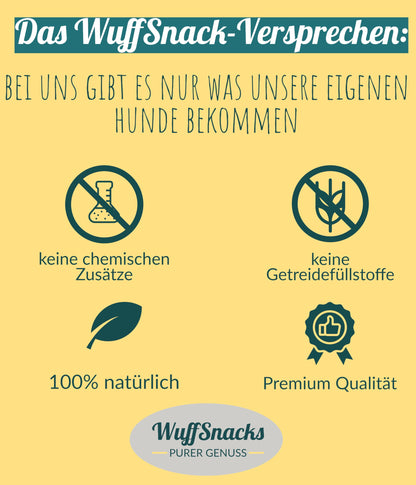 WuffSnacks Getrocknete Schweineohren für Hunde – 50 Stk.