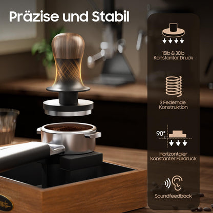 MHW-3BOMBER Flash Tamper 2.0 Espresso-Tamper 58,35 mm
