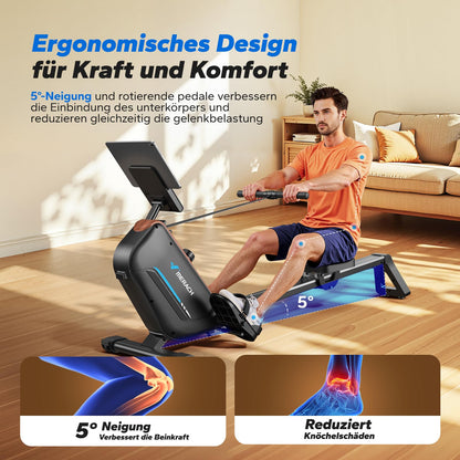 MERACH R15B2 Rudergerät – Magnetisch Leise für Zuhause