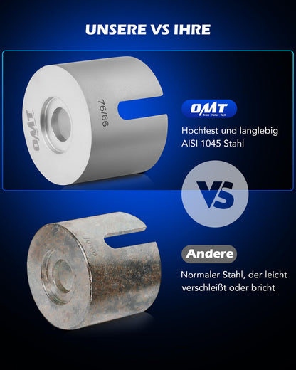 Orion Motor Tech Radlager Abzieher Set 27tlg – Silentlager Werkzeug
