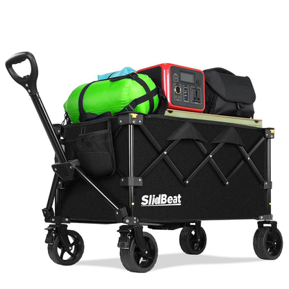 SLIDBEAT XL Faltbarer Bollerwagen 120L - All Terrain Räder