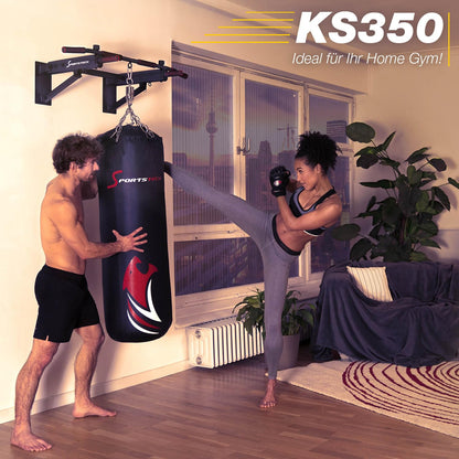 Sportstech KS350 Klimmzugstange 4in1 – Wandmontage klappbar