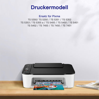 VVQV PG-560XL CL-561XL Tintenpatronen Multipack für Canon Pixma