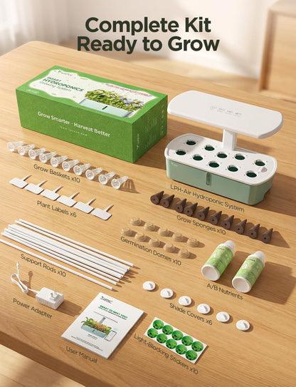 LetPot LPH-Air Hydroponisches Anzuchtsystem mit LED Wachstumslicht