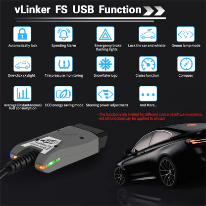 vLinker FS OBD2 USB Adapter für FORScan mit HS/MS-CAN Auto Switch